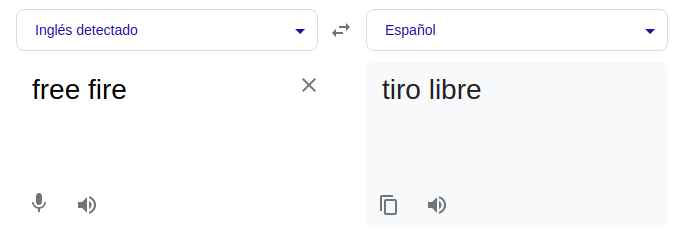 significado de free fire al espanol