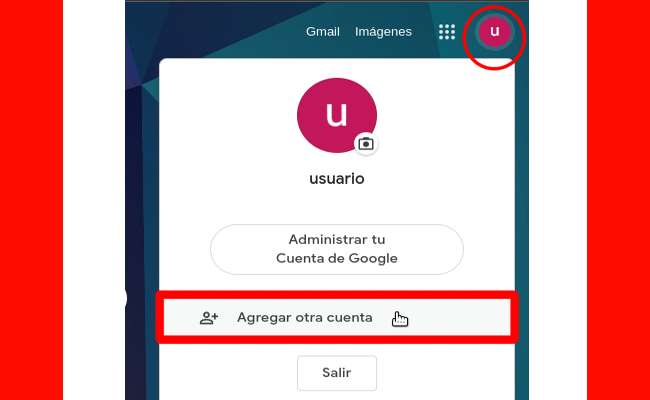 como agregar o anadir otra cuenta de gmail en mi computadora