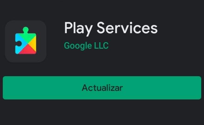 como actualizar google play services para android