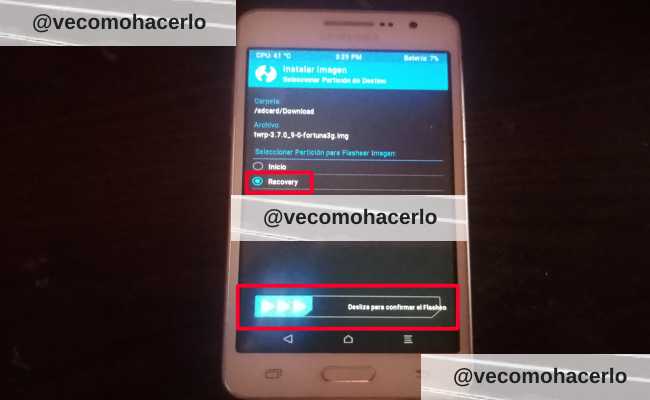 como instalar twrp desde recovery