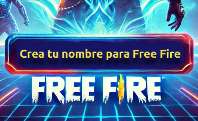 como crear tu propio nombre en free fire