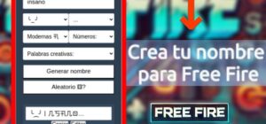 Crea tu nombre para Free Fire